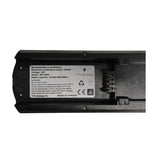 Close-up of warning label for TYS Energy 48v high performance ebike battery.